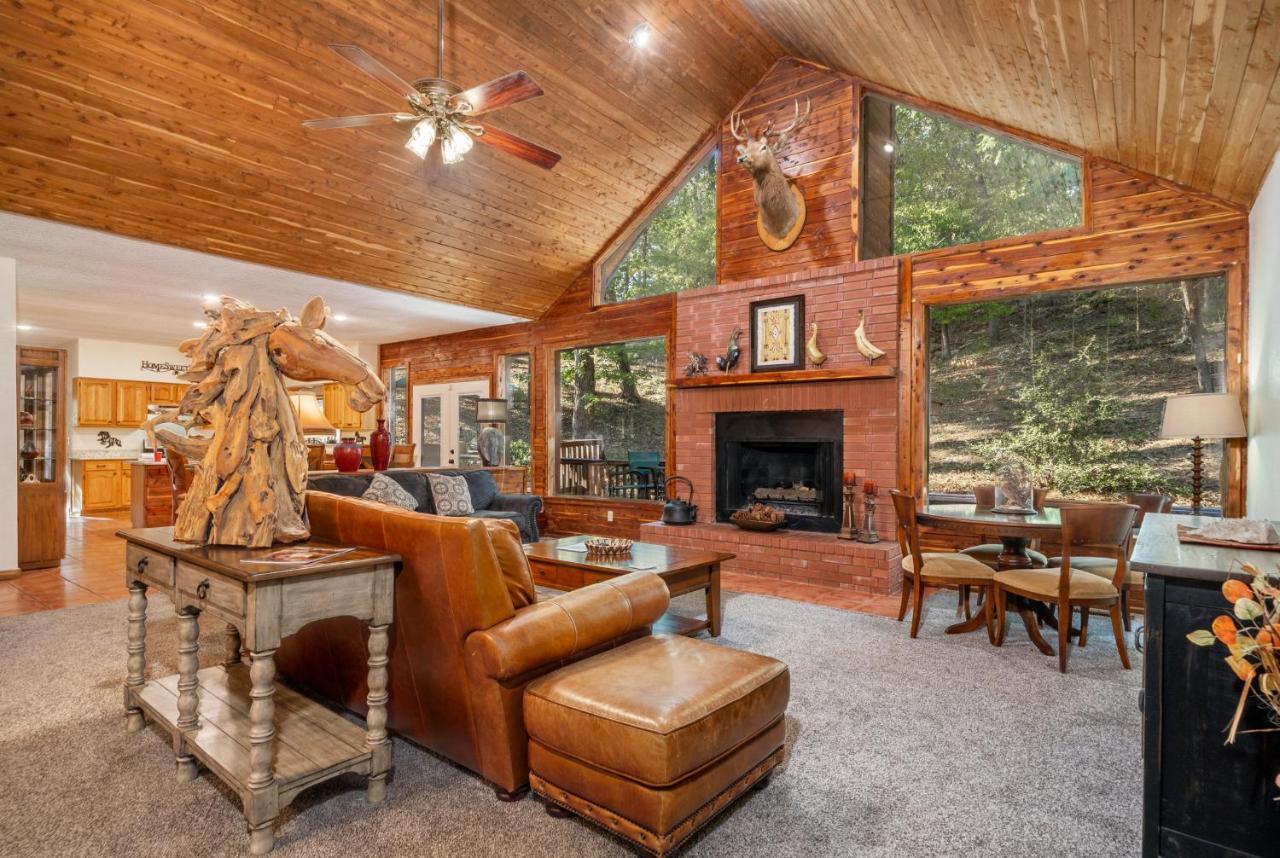 Luxury Rock Creek Cabin W Deck By Lake Hamilton Hot Springs Dış mekan fotoğraf